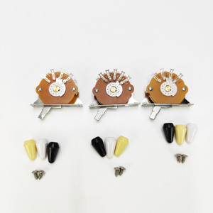Selector de Tono Sectorizado de 3, 4 y 5 Vías para <span class=keywords><strong>Guitarra</strong></span> Eléctrica ST SQ, 8 y 10 Pines, con Tapas de 3 Colores, Piezas para Instrumentos Musicales al por Mayor - Product Image 1