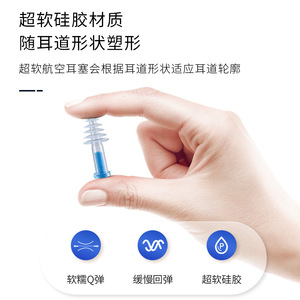 Xinzhangmen - Tapones para los Oídos Médicos Externos, Aislamiento Acústico, Reducción de Ruido, Alivio del Estrés, para Viajes y Aviación - Product Image 4