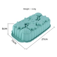 Moule à gâteau en silicone en forme de fleur, moule à pain, moule à pâtisserie antiadhésif réutilisable, fournisseur OEM