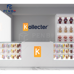 Espositore Illuminato Personalizzato per Carte Pokémon TCG, Scaffale Rotondo a Più Livelli per Negozi di Carte Collezionabili e Chioschi nei Centri Commerciali - Product Image 4