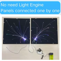 Panneau de plafond étoile à fibre optique 12V en alliage d'aluminium avec application IP44/télécommande garantie de 2 ans pour les cinémas