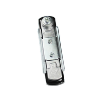 Serrure de tiroir à poignée rotative Pearl Chrome 90, ouverture gauche/droite, ANSI Grade 1, entraxe 34 mm pour automatisation de contrôle d'accès
