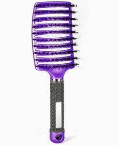 <span class=keywords><strong>Brosse</strong></span> démêlante ventilée pour <span class=keywords><strong>cheveux</strong></span> humides et secs, pour femmes, hommes, enfants, <span class=keywords><strong>cheveux</strong></span> <span class=keywords><strong>bouclés</strong></span>, épais et emmêlés, séchage rapide, massage, vente en gros OEM - Product Image 1