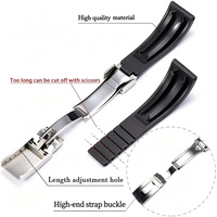 Montre Homme Personnalisée Hip Hop Iced Half Bust Down VVS Moissanite Miyota 8215 Automatique Acier Inoxydable 316L Saphir 5ATM Bracelet Caoutchouc
