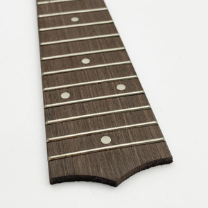 21 Inch 15 <strong>Frets</strong> Rosewood Ukulele Fretboard, White Position Dots Inlay, Pointed &amp; Flat Tail Design for Concert Ukulele Parts - Product Image 4