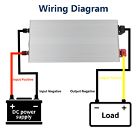 Adaptador de Corriente de Alta Potencia DC 24V 36V 48V 60V 72V 110V 300V 400V, Regulador de Voltaje Ajustable DC-DC de 2KW 3KW 4KW, Reductor/Aumentador de Voltaje