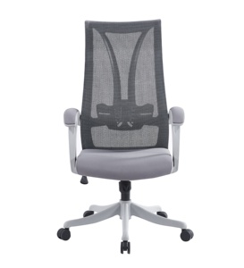 Silla <span class=keywords><strong>de</strong></span> Oficina Ejecutiva <span class=keywords><strong>Industrial</strong></span> para el Hogar, Silla <span class=keywords><strong>de</strong></span> <span class=keywords><strong>Trabajo</strong></span> para Empleados, Altura Ajustable, Respaldo Alto, Tapizada en Tela - Product Image 2