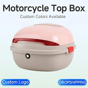 Top case universel pour <span class=keywords><strong>moto</strong></span>, boîte arrière étanche pour scooter, 41L, plastique ABS, coffre de rangement arrière pour <span class=keywords><strong>moto</strong></span> électrique - Product Image 4