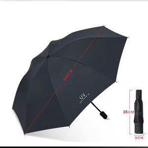 Ombrello Pieghevole Personalizzato all'Ingrosso con Logo, Resistente al Vento, per Giardino, Estate, Viaggio - Product Image 4