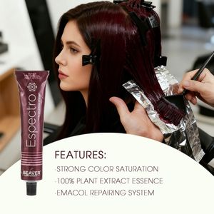 BEAVER Private Label Professionelle Salon-Luxus Glänzende Haarfarbe-Creme Natürliche Färbung Semi-Permanente Haarfärbecreme - Product Image 5