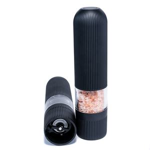 Moulin à épices électrique en plastique, un bouton, à piles, haut <span class=keywords><strong>de</strong></span> gamme, moulin à poivre et salière, ensemble <span class=keywords><strong>de</strong></span> cuisine <span class=keywords><strong>automatique</strong></span> - Product Image 2