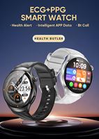 Reloj Inteligente ERON MT600 para Hombre, Monitor de Salud, Música BT, ECG, PPG, Salud Femenina, Monitorización de Temperatura, Relojes Inteligentes