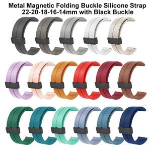 Correa de Reloj Lionorm, Correa de Reloj Inteligente de Silicona Impermeable con Hebilla Magnética de 20 mm y 22 mm de Ajuste Rápido - Product Image 1