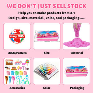 Casa de juegos de arena mágica para niños, caja de arena sensorial, juego de Educación Temprana, juguete de plástico con molde de arena espacial y caja de almacenamiento - Product Image 2