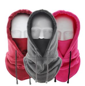 Sweat-shirt à capuche en molleton pour femmes, cordon de serrage, écharpe, <span class=keywords><strong>Snood</strong></span>, cagoule, chapeau d'hiver, masque facial en molleton - Product Image 2