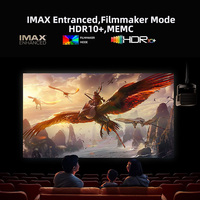 Projecteur laser intelligent Hisense C2 Ultra Smart TV 4K Dolby Vision avec zoom 1,67x, 3D, mise au point automatique, mini projecteur home cinéma