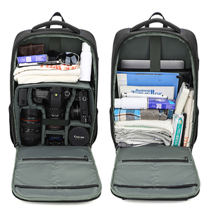 Sac à dos multifonctionnel pour appareil photo et ordinateur portable, étanche, pour extérieur, pour appareils photo reflex Canon, Nikon, Sony - Product Image 4