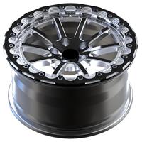 Jantes de course forgées légères de style Drag GS Luxury Beadlock 5x114.3 5x120 5x112 18x9J pour BMW M2 M3 Ford Mustang