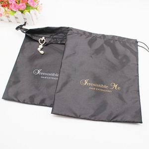 Bolsa de Regalo de Satén Personalizable con Logotipo Promocional, Bolsa con Cordón para Extensiones de Cabello, Ecológica, Tamaño y Color Personalizados - Product Image 4