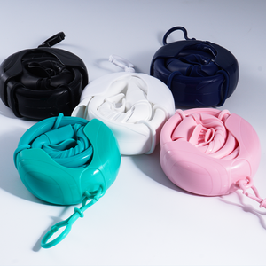 SNK400 Portable Diving Snorkel Safety Liquid <strong>Silicone</strong> Foldable Wet Breathing Tube for <strong>Underwater</strong> Diving Training - Product Image 3