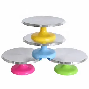 Colorful Revolving Cake Turntable Cake Decorating Stand Cake Tools