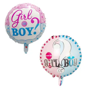 Gender Reveal Balloons Boy o Girl Ballon Baby Shower Decoration Balloons Foil