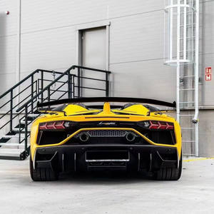 Pour <span class=keywords><strong>Lamborghini</strong></span> <span class=keywords><strong>Aventador</strong></span> LP700 LP720 Kit de carrosserie en Fiber de carbone <span class=keywords><strong>Aventador</strong></span> amélioré SVJ Style Kit de carrosserie de becquet de pare-chocs avant et arrière - Product Image 3