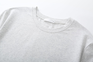 Jersey de algodón para hombre, camiseta sencilla con cuello redondo, manga corta, Color sólido, ajuste holgado, gran oferta, hecho de gran tamaño, Material de poliéster/algodón - Product Image 6