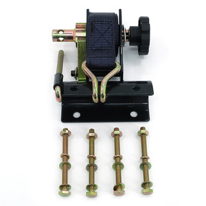 New Temple Ratchet Strap With <b>J</b> <b>Hook</b> And Round Tube Mount For Roof Rack Cargo Securement One Piece Set - Product Image 5