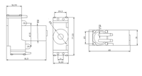 Pompe à diaphragme sans balais à courant continu en vente chaude -95Kpa Pression de vide Débit de 6-8LPM OEM