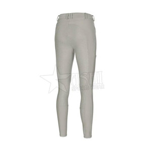 Mallas de equitación ecuestre de diseño personalizado para mujer, pantalones de silicona con asiento completo, bolsillo con cremallera, deportes de carreras, pantalones de equitación - Product Image 2