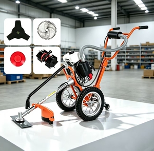 Cortadora <span class=keywords><strong>de</strong></span> Césped Pequeña <span class=keywords><strong>Motorizada</strong></span> a <span class=keywords><strong>Gasolina</strong></span> con Motor <span class=keywords><strong>de</strong></span> Empuje Manual y Caja <span class=keywords><strong>de</strong></span> Cambios con Rodamientos para Uso Agrícola, Desbrozadora Multifuncional - Product Image 4