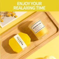 Perlengkapan Spa Kecantikan cangkir aroma kedelai lilin permata sabun mandi bola garam bunga kering handuk Kartu Ucapan kaus kaki untuk Set seri kuning