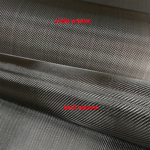 プロ仕様高強度T700 <span class=keywords><strong>12K</strong></span> 400gsm ツイル/プレーンカーボンファイバー生地ロール カーボンファイバー素材ロール - Product Image 5