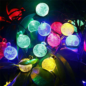 Solar Powered 20 30 50 <strong>LED</strong> <strong>String</strong> <strong>Light</strong> Garden Path Yard Decor Lamp Outdoor Waterproof - Product Image 4