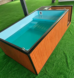 Piscina Prefabricada Modular en Contenedor de Envío Rectangular de 20 pies o 40 pies, Sobre el Suelo, para Casa o Resort - Product Image 6