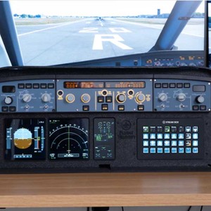 Panneau de simulation de vol de type cockpit <span class=keywords><strong>Airbus</strong></span> pour une utilisation en intérieur, à la maison, à l'aéroport ou dans un centre commercial - Product Image 1
