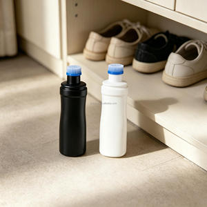 Bouteille vide de 120 ml en PE cosmétique, souple, avec applicateur éponge feutre et bouchon à vis, pour emballage - Product Image 2
