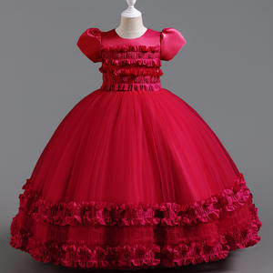 Robe de demoiselle d'honneur bouffante pour filles, costume de Noël pour enfants, robe de soirée pour concours de beauté, robes de demoiselle d'honneur pour filles, robe de bal de princesse pour mariage - Product Image 6