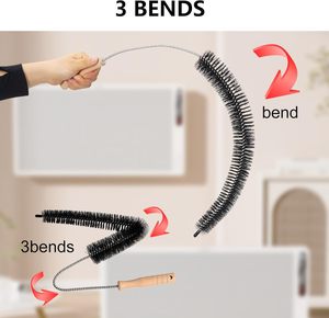 <span class=keywords><strong>Brosse</strong></span> <span class=keywords><strong>de</strong></span> <span class=keywords><strong>nettoyage</strong></span> longue et flexible multifonctionnelle <span class=keywords><strong>pour</strong></span> <span class=keywords><strong>radiateur</strong></span>, outil <span class=keywords><strong>pour</strong></span> cuisine, égouttoir, éliminateur <span class=keywords><strong>de</strong></span> peluches <span class=keywords><strong>pour</strong></span> lave-linge et sèche-linge - Product Image 2