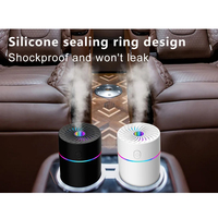 Mini diffuseur d'arômes de voiture USB Diffuseur d'arômes d'huiles essentielles portable Humidificateur d'air Machine à parfum Diffuseur d'arômes