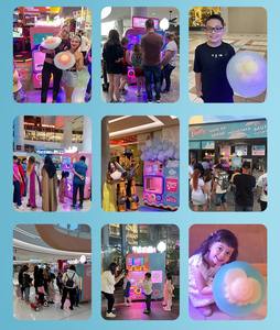 Máquina Expendedora de belleza profesional de venta de fabricante para aperitivos y alimentos Máquina Expendedora de algodón de azúcar y dulces completamente automática - Product Image 6