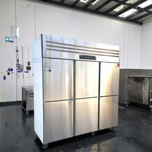 Réfrigérateur commercial de 1000 L, congélateur en acier inoxydable, vente en gros, réfrigération verticale, refroidissement par air, température unique - Product Image 6