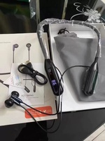 Écouteurs sans fil JYD A21D stéréo à porter autour du cou, BT5.3, réduction du bruit, intra-auriculaires, mains libres, bandeau sport