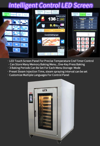 Bốn electrique Professionnel đổ boulangerie Patisserie một nỗi đau hornos Para panaderia nướng bánh quay lò 10 khay máy - Product Image 4
