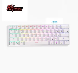 PD002e Wireless Mechanical Keyboard and Mouse Combo Custom Logo Gaming Keyboard Manufacturer Royal Kludge RK61 RK 61 keyboard