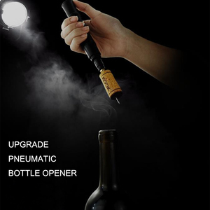 Accessoires de cuisine Gadgets pour la maison et la cuisine <span class=keywords><strong>Tire</strong></span>-<span class=keywords><strong>bouchon</strong></span> <span class=keywords><strong>pneumatique</strong></span> pour vin rouge avec aiguiseur caché Ouvre-bouteille pour vin rouge - Product Image 5