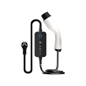 Estación de carga EV portátil para uso doméstico 3.5kw 7kw GBT Tipo 2 <span class=keywords><strong>Cargador</strong></span> de coche eléctrico Ajustable 8A 10A 16A 32A Corriente Nuevo - Product Image 5