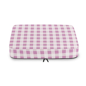 Ensemble de 4 cubes de compression de voyage personnalisés, motif Palaka rose hawaïen, durables, pour organiser les bagages - Product Image 4