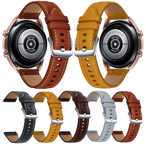 <span class=keywords><strong>Correa</strong></span> de <span class=keywords><strong>cuero</strong></span> de 22mm y 20mm para Samsung Galaxy Watch 3, 41, 45mm, 46mm, 42mm, <span class=keywords><strong>correa</strong></span> para <span class=keywords><strong>Amazfit</strong></span> GTR <span class=keywords><strong>GTS</strong></span> 4, 3, 2, correas de reloj para Huawei GT - Product Image 1